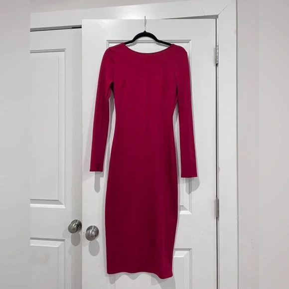 Dresses | Nasty Gal Long Sleeve Backless Midi Dress | Poshmark